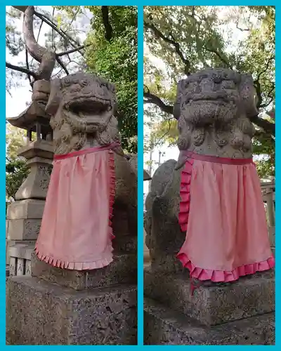 山阪神社の狛犬