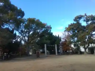 神櫛神社の庭園