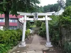 大船熊野神社の鳥居