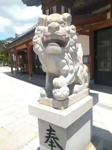 道通神社の狛犬