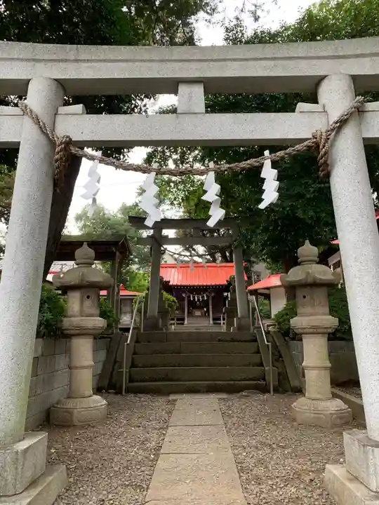 弦巻神社の鳥居