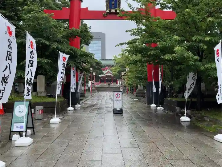 富岡八幡宮の鳥居