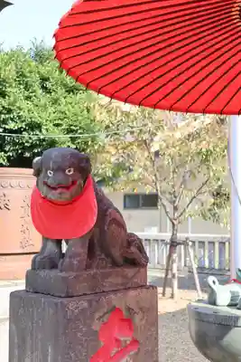 元郷氷川神社の狛犬