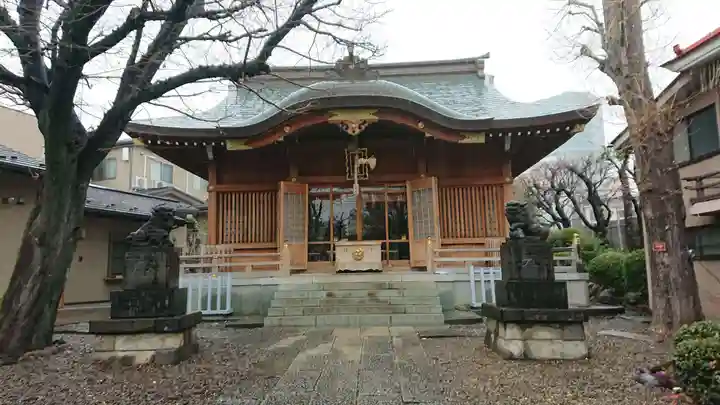 田端八幡神社の本殿・本堂