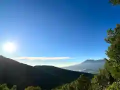 山家神社奥宮の景色