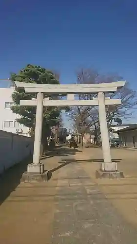 上小岩天祖神社の鳥居