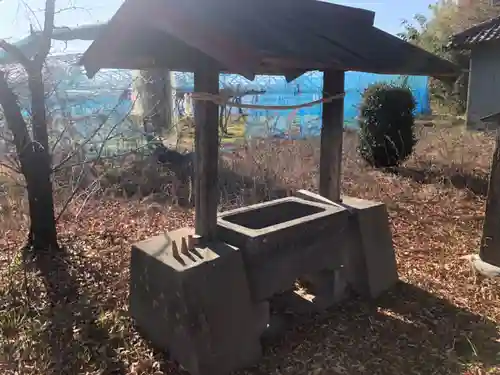 阿保神社の手水