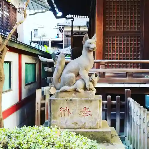 柳森神社の狛犬
