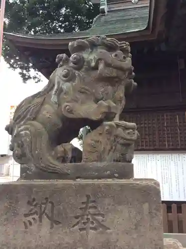 阿邪訶根神社の狛犬