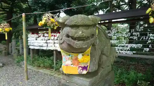 菊田神社の狛犬