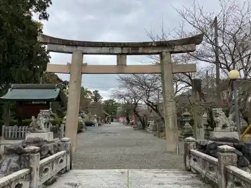 大宝神社の鳥居