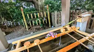 検見川神社の手水舎