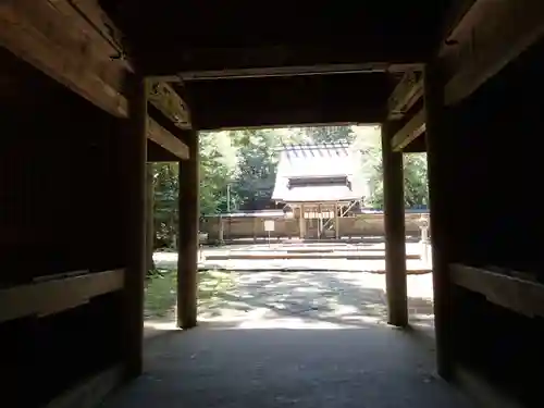 若狭彦神社（上社）の山門・神門