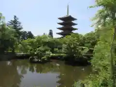 成相寺の庭園