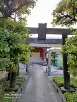 仲六郷熊野神社の鳥居