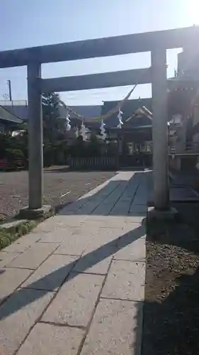 今泉八坂神社の鳥居