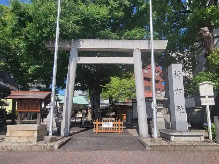 神明社(赤塚神明社)の鳥居