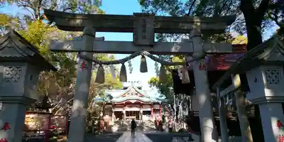 多摩川浅間神社の鳥居