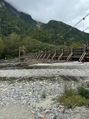 穂高神社奥宮の周辺