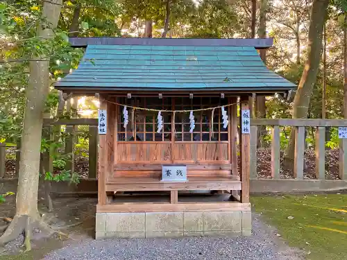 常陸第三宮　吉田神社の末社