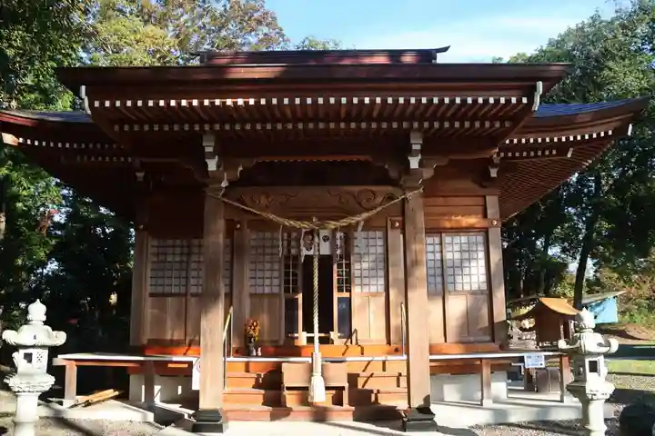 阿久津「田村神社」(郡山市阿久津町)旧社名:伊豆箱根三嶋三社の本殿・本堂