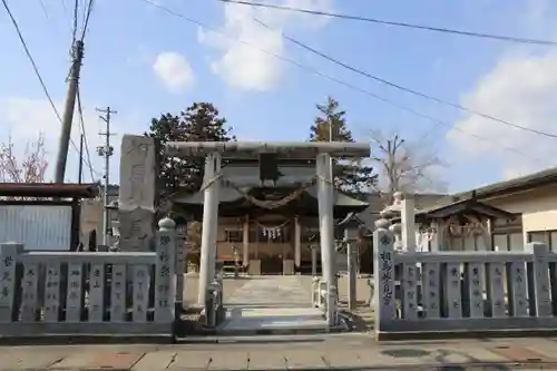 相馬妙見宮初發神社の鳥居