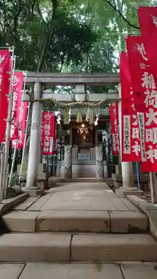 太子堂八幡神社の鳥居