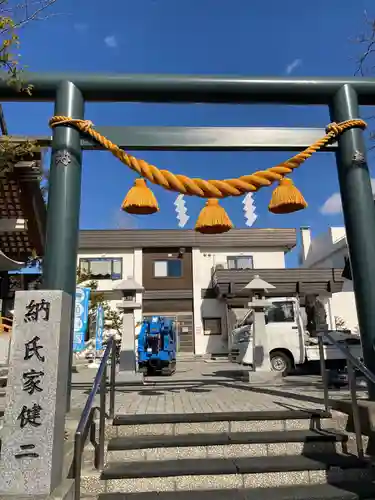 烈々布神社の鳥居