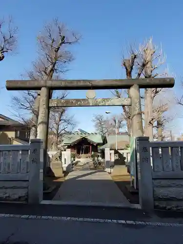 西台天祖神社の鳥居