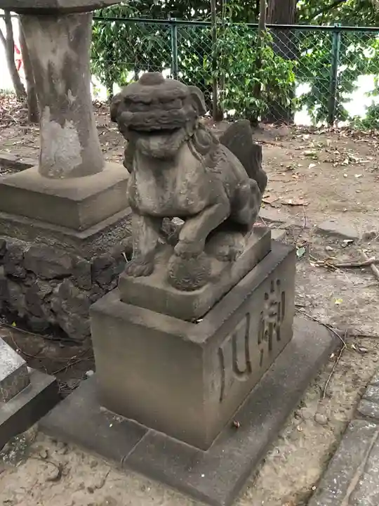 金王八幡宮の狛犬