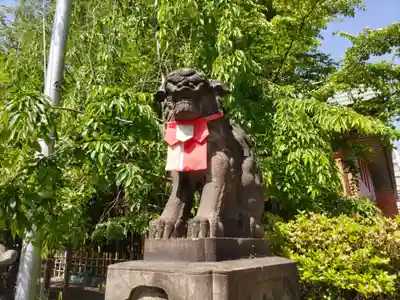 市谷亀岡八幡宮の狛犬