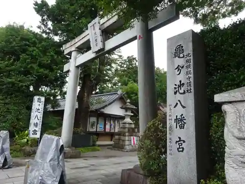 亀ケ池八幡宮の鳥居