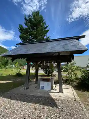相馬妙見宮　大上川神社の手水舎
