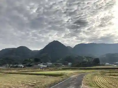 止上神社の周辺