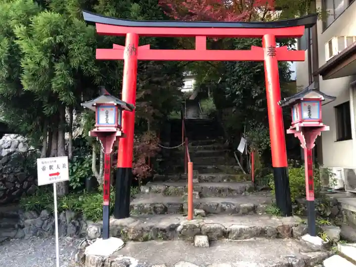 九頭竜大社の鳥居