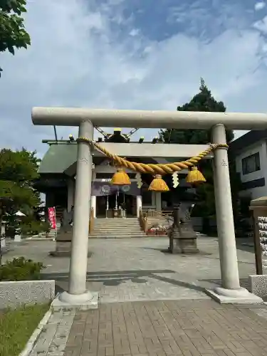 烈々布神社の鳥居