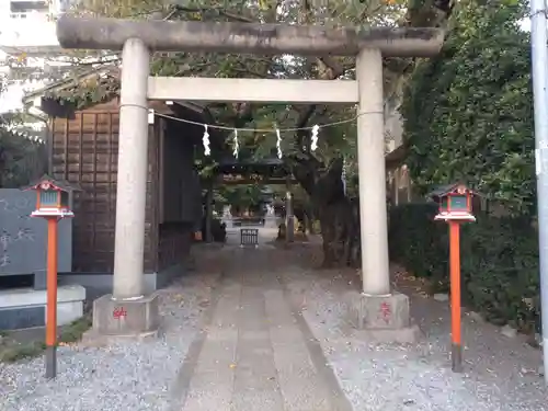 印内八坂神社の鳥居