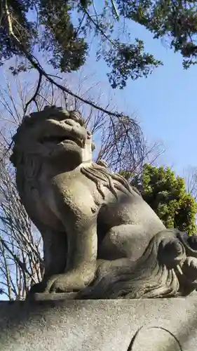 (下館)羽黒神社の狛犬