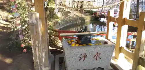 間々田八幡宮の手水舎