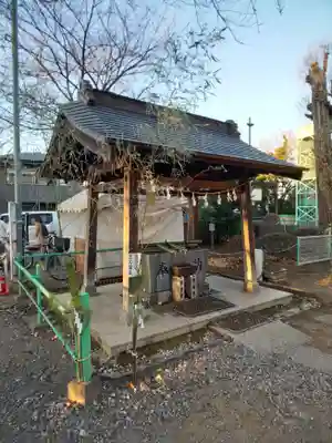 七郷神社の手水舎