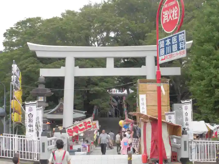 白旗神社の鳥居