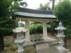 八幡社の手水