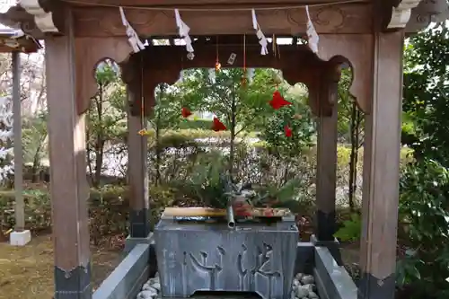 鏡石鹿嶋神社 ＊安産・開運・勝利の神さま＊の手水舎