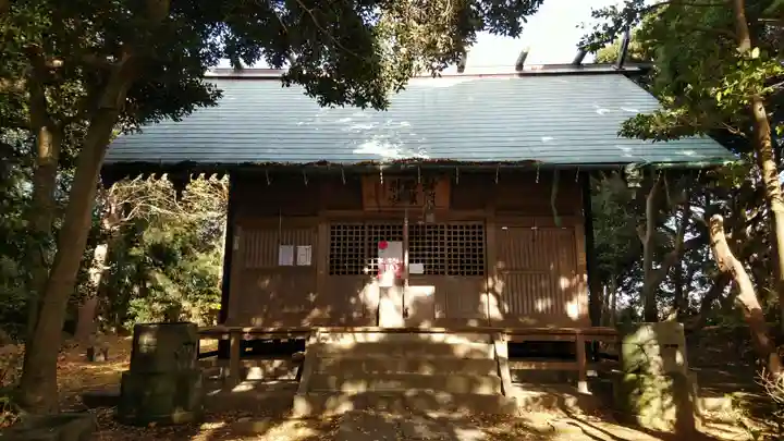 白旗神社の本殿・本堂