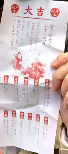 椿大神社のおみくじ