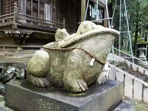 姥宮神社の狛犬