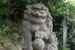 阿久津「田村神社」（郡山市阿久津町）旧社名：伊豆箱根三嶋三社の狛犬