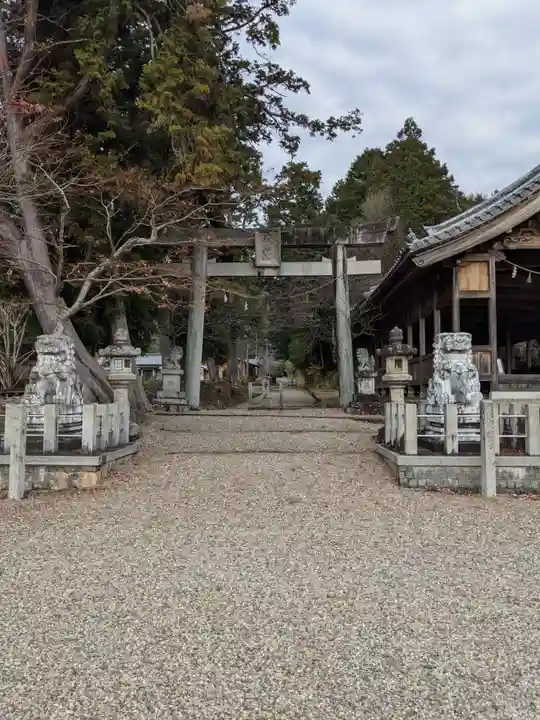 八幡神社(武芸八幡宮)の鳥居