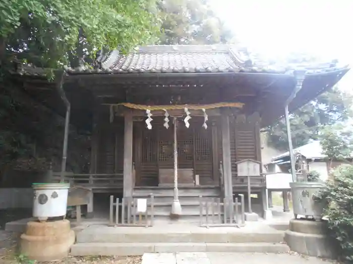 中里神社の本殿