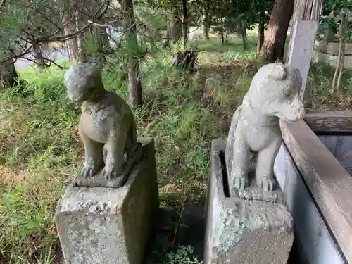 八幡神社の狛犬